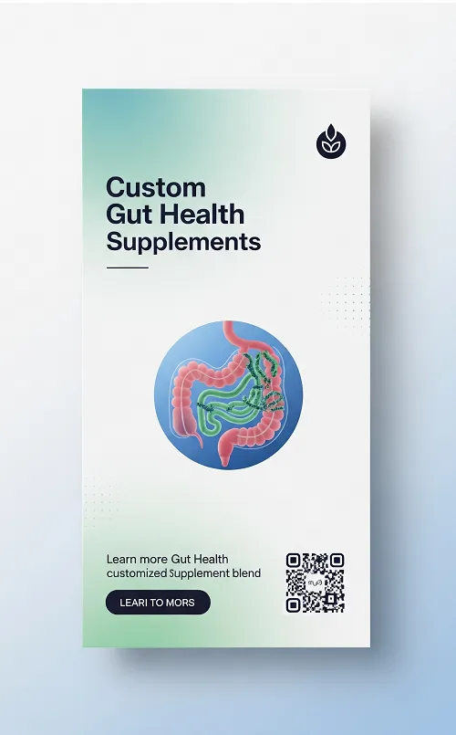 Custom gut health supplements